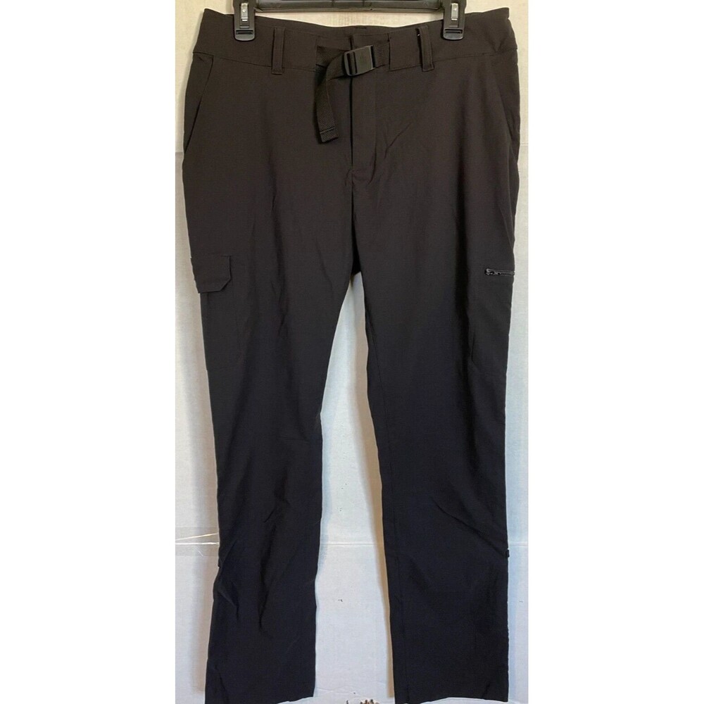 NORTH FACE womens paramount FlashDry pant SIZE 16W BLACK Zipped Pockets Logo NWT